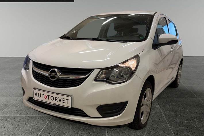 Hvid Opel Karl fra 2016