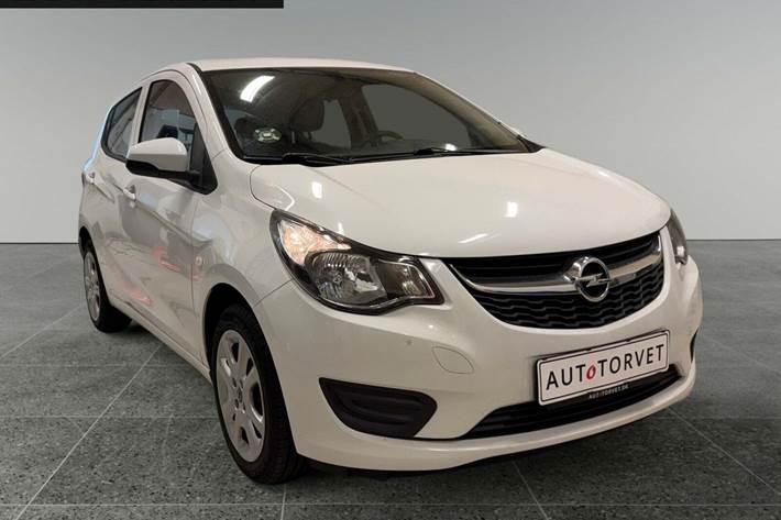 Hvid Opel Karl fra 2016