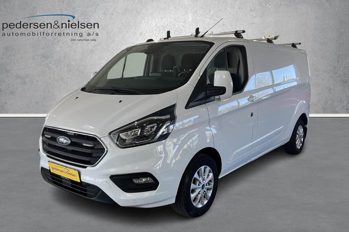 Hvid Ford Transit Custom fra 2020