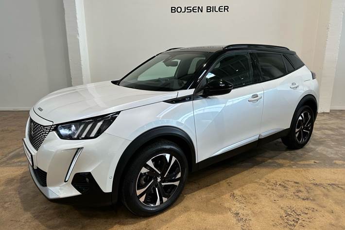 Hvid Peugeot e-2008 fra 2022