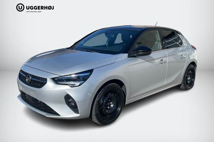Sølv Opel Corsa-e fra 2023