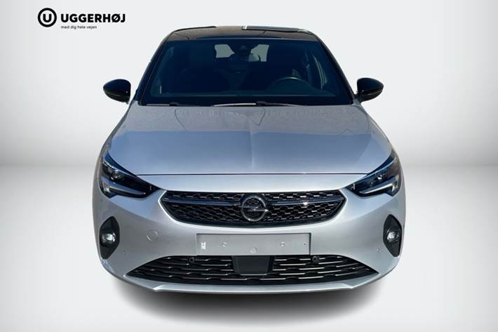 Sølv Opel Corsa-e fra 2023
