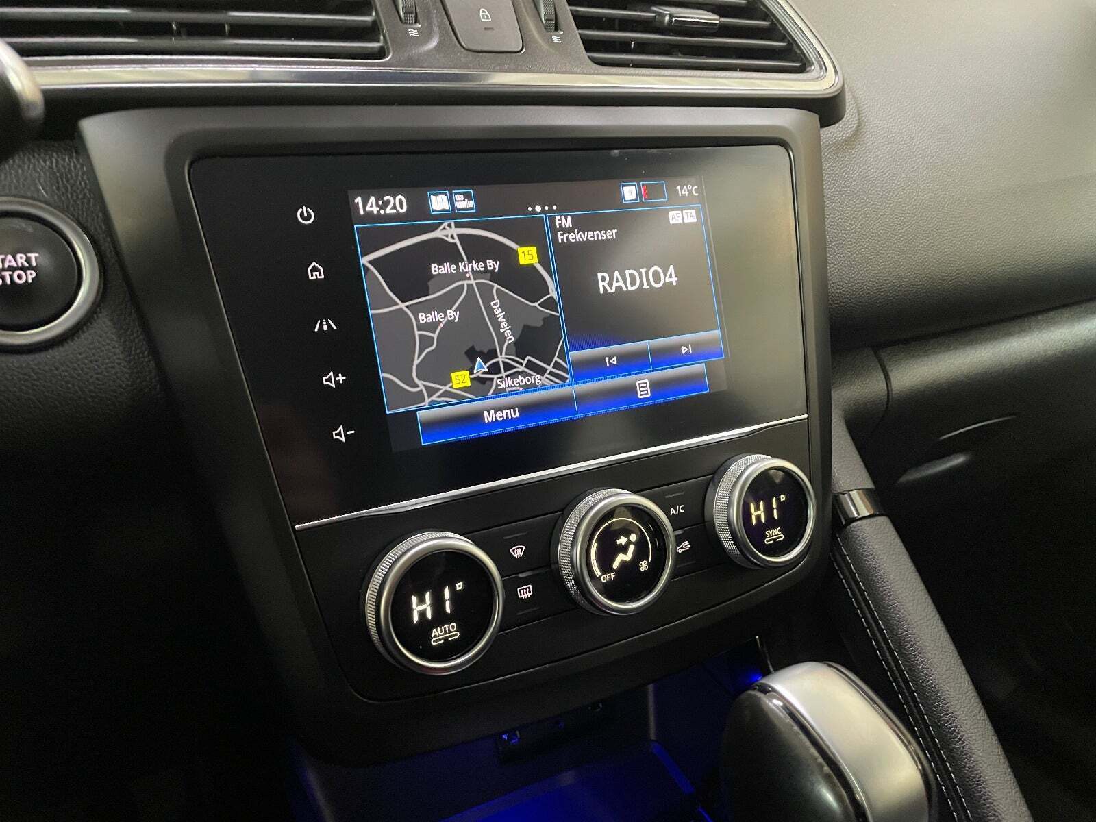 Blå Renault Kadjar fra 2019