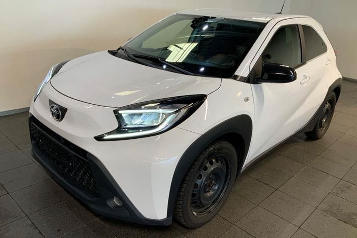 Hvid Toyota Aygo X fra 2022