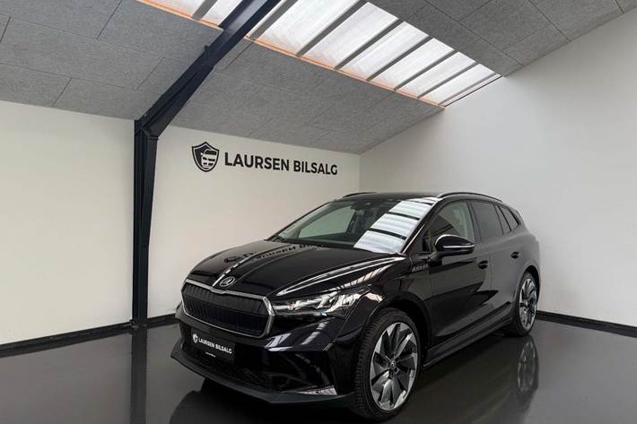 Sort Skoda Enyaq fra 2021