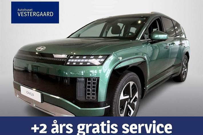 Grøn Hyundai Ioniq 9 fra 2026 set udefra