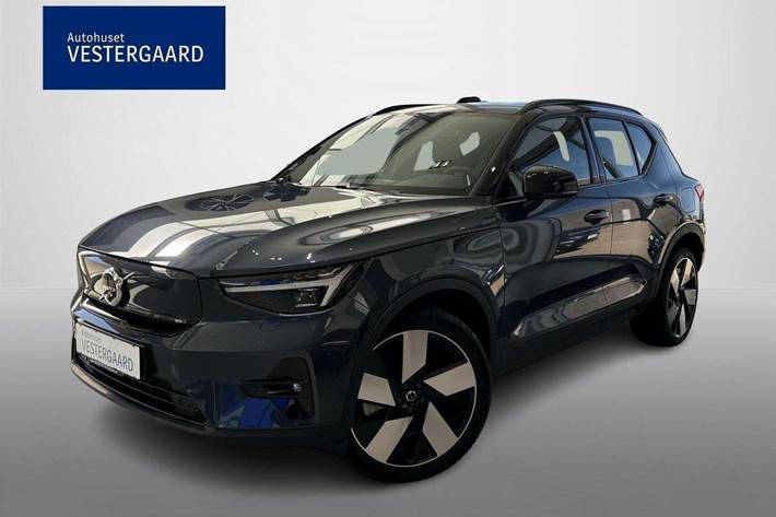 Blå Volvo EX40 fra 2026
