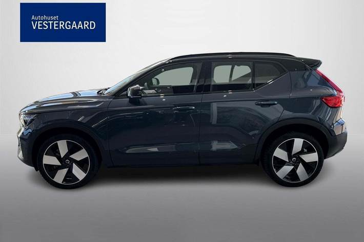 Blå Volvo EX40 fra 2026