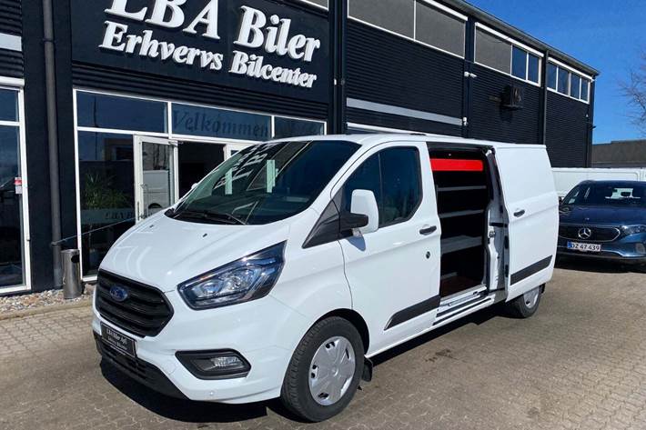 Hvid Ford Transit Custom 300 L2 fra 2022