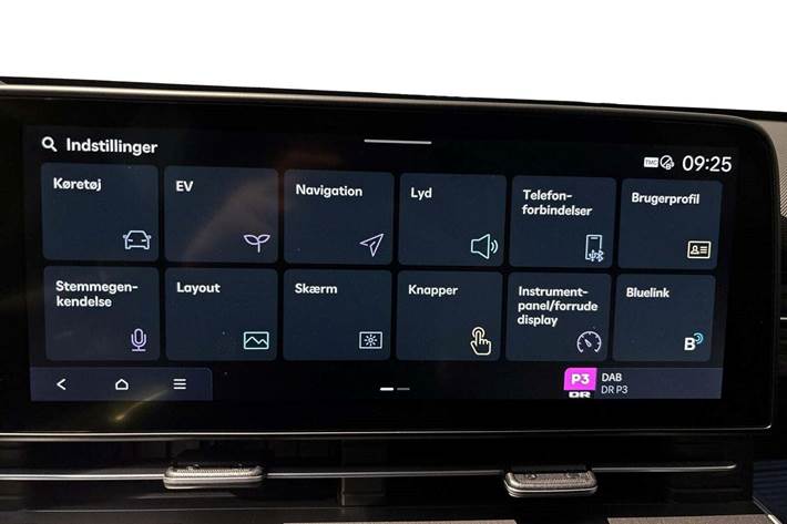 Blå Hyundai Kona fra 2026