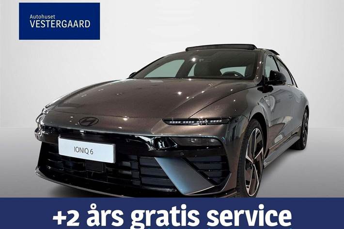Grå Hyundai Ioniq 6 fra 2026