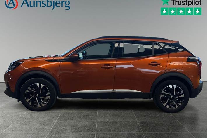 Orange Peugeot e-2008 fra 2022