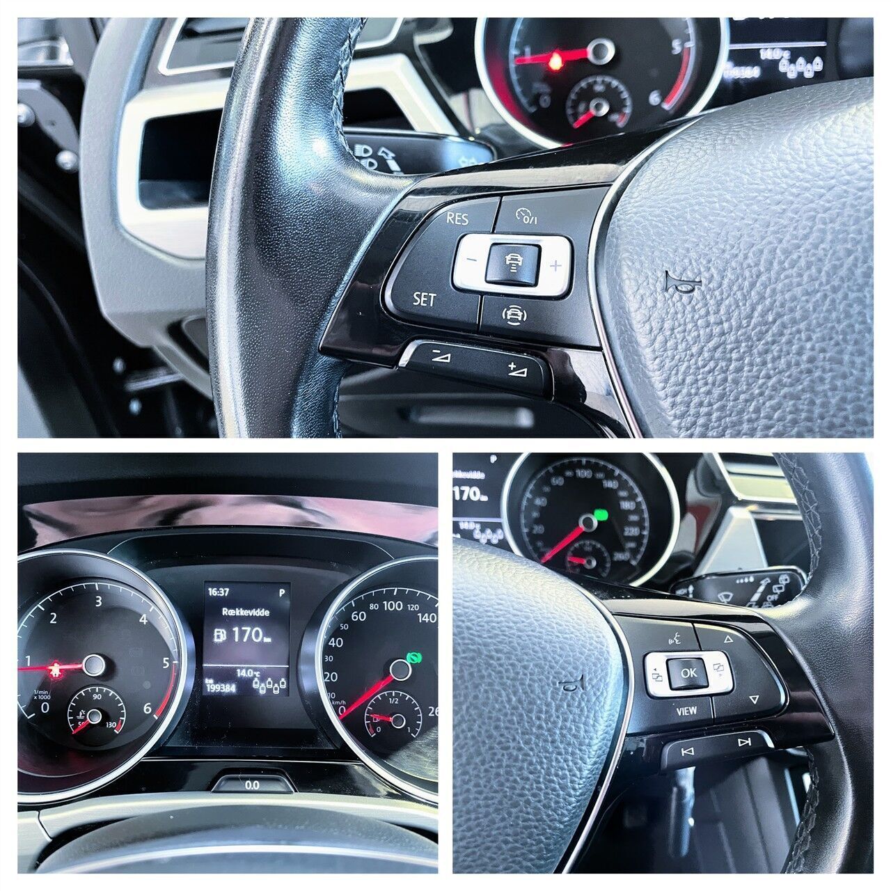 Sort VW Touran fra 2019