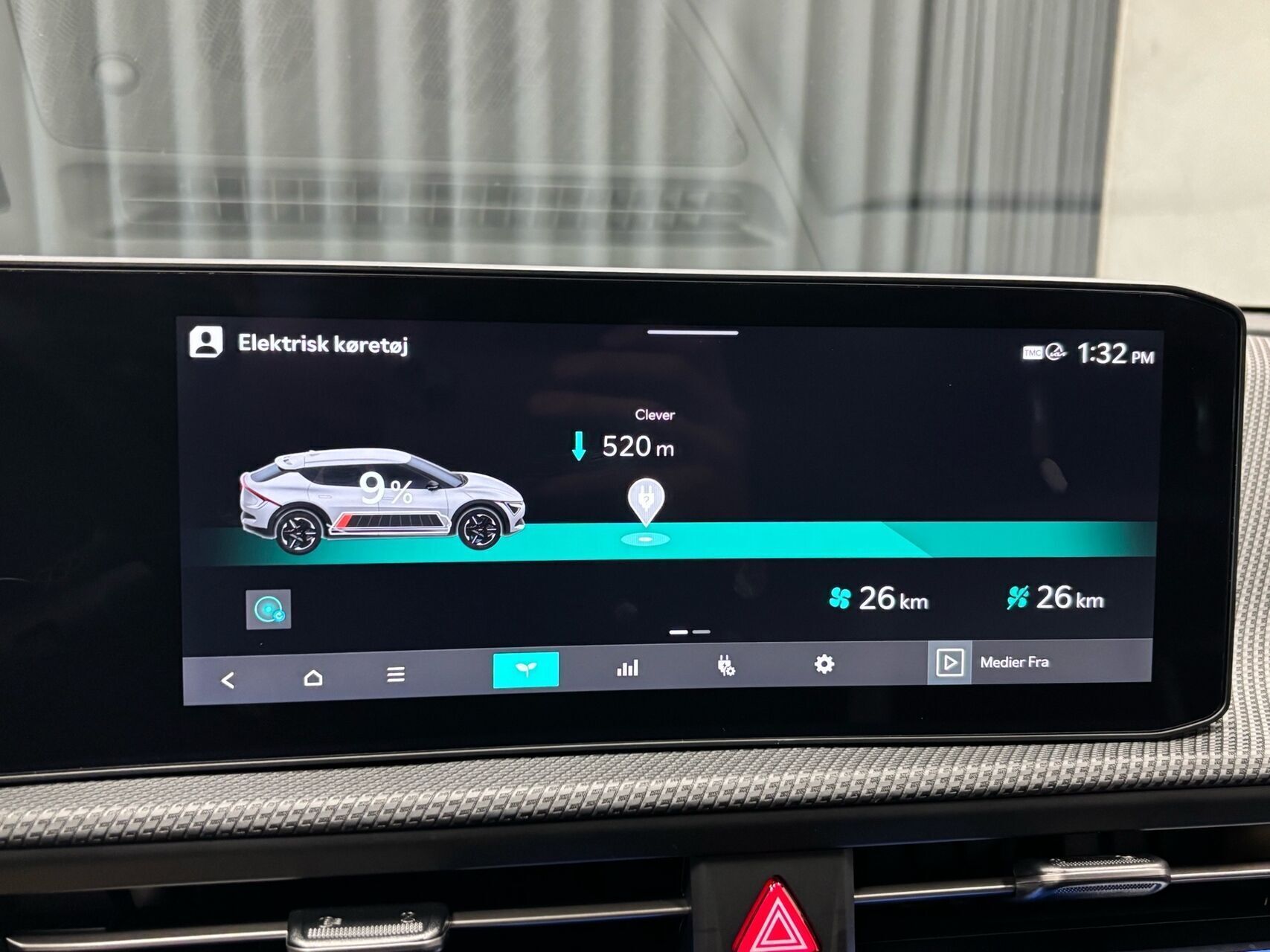 Grå Kia EV6 fra 2025