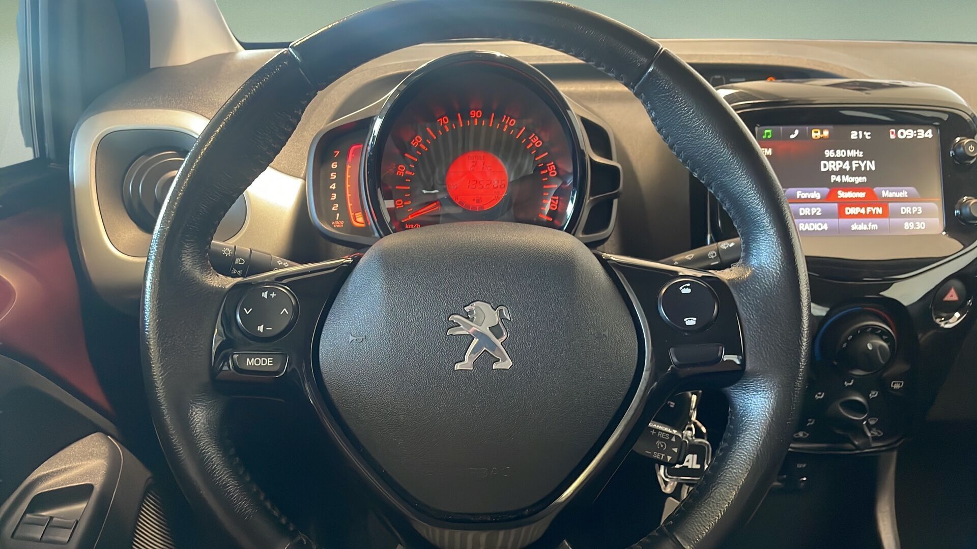 Lilla Peugeot 108 fra 2016