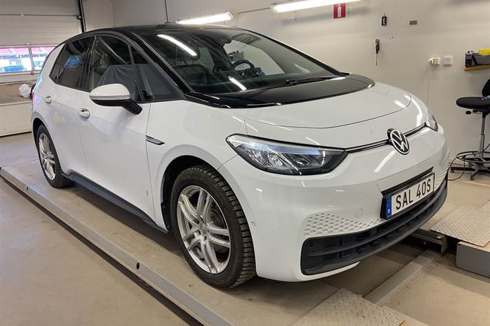 Hvid VW ID.3 fra 2023