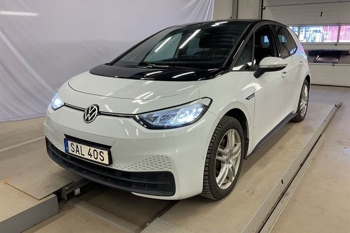 Hvid VW ID.3 fra 2023