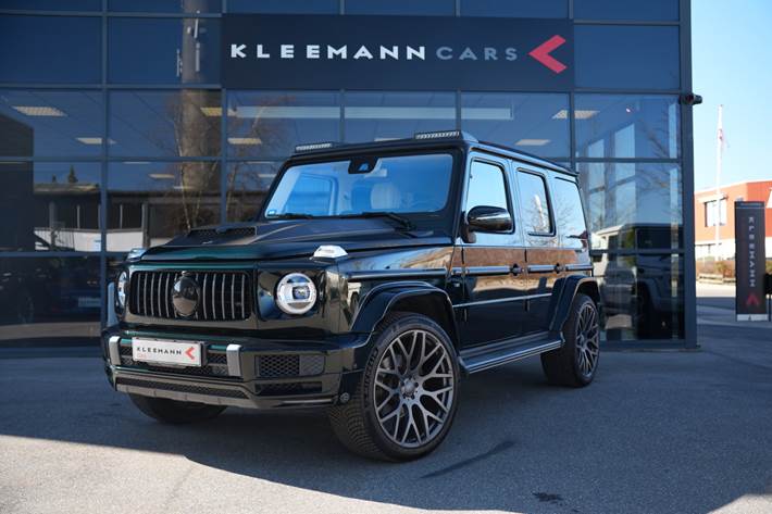 Grøn Mercedes G500 fra 2018