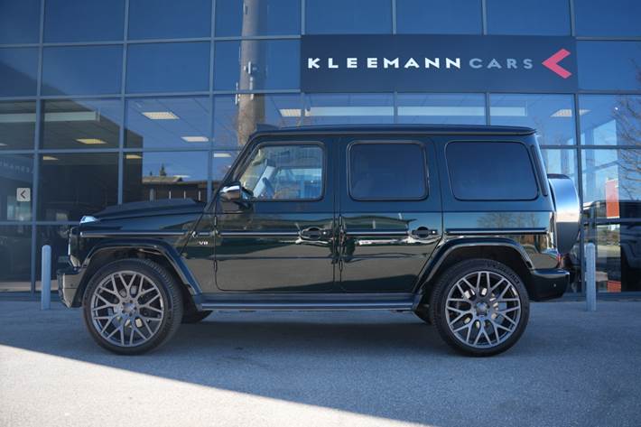 Grøn Mercedes G500 fra 2018