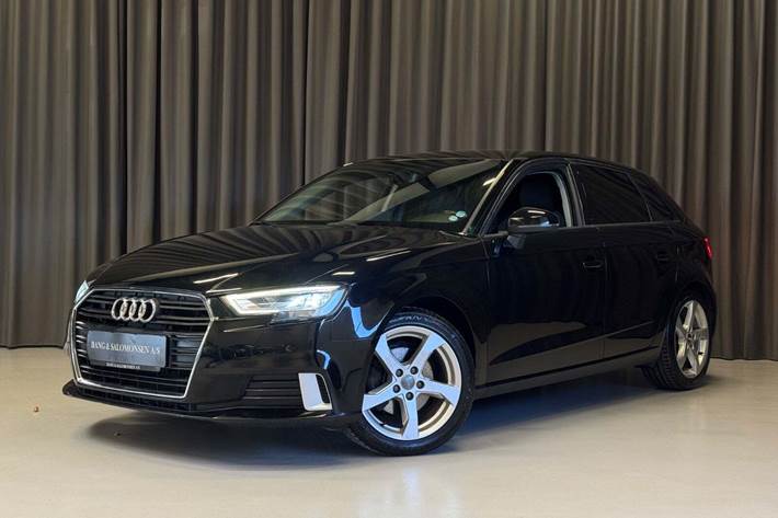 Sort Audi A3 fra 2017