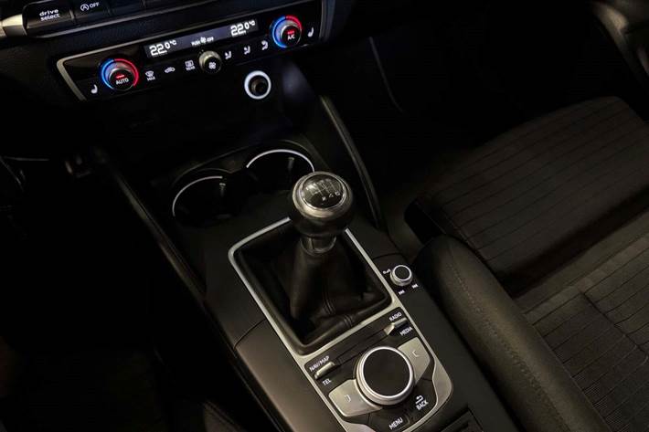 Sort Audi A3 fra 2017