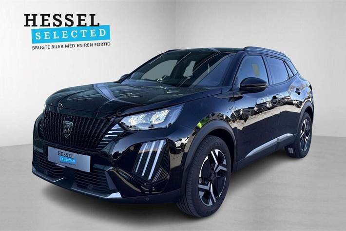 Sort Peugeot 2008 fra 2024 set udefra