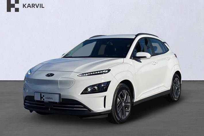 Hvid Hyundai Kona fra 2022