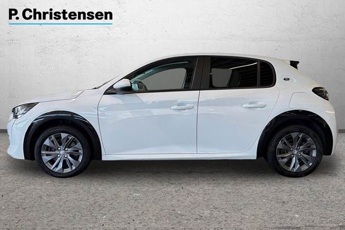 Hvid Peugeot e-208 fra 2021