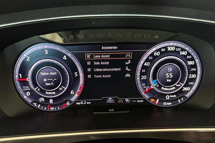 Hvid VW Tiguan fra 2016