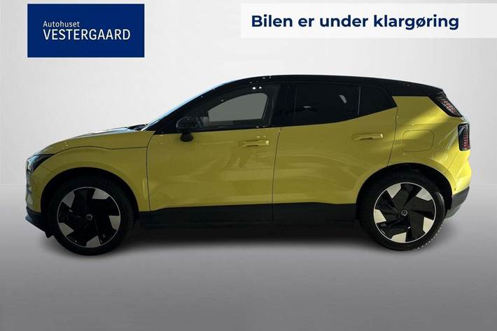 Gul Volvo EX30 fra 2025