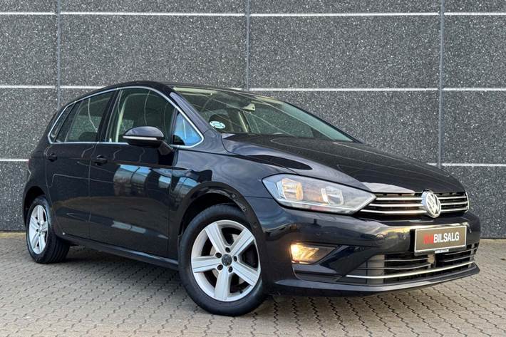Sort VW Golf Sportsvan fra 2015