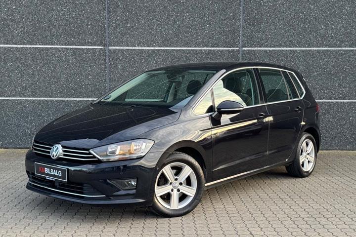 Sort VW Golf Sportsvan fra 2015