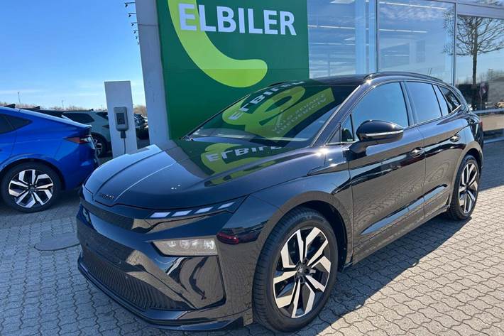 Sort Skoda Enyaq fra 2026
