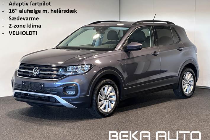 Grå VW T-Cross fra 2022