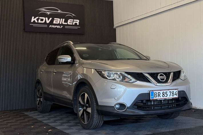 Grå Nissan Qashqai fra 2017