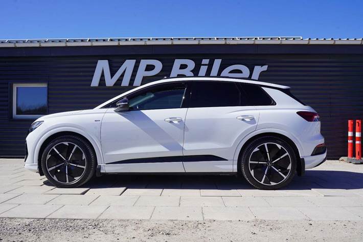 Hvid Audi Q4 e-tron fra 2022