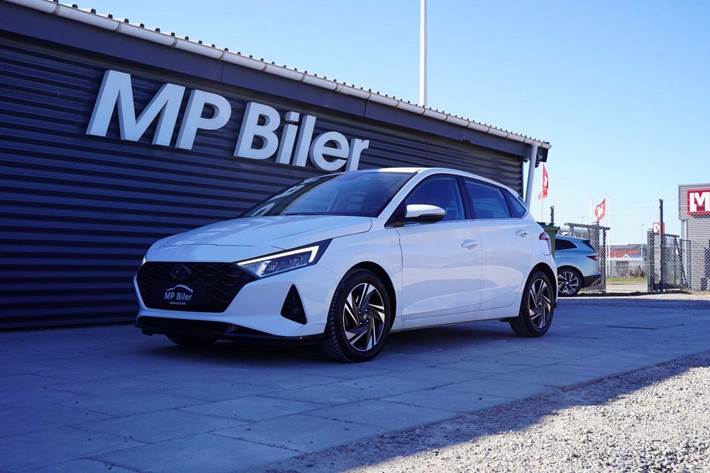Grøn Hyundai i20 fra 2021