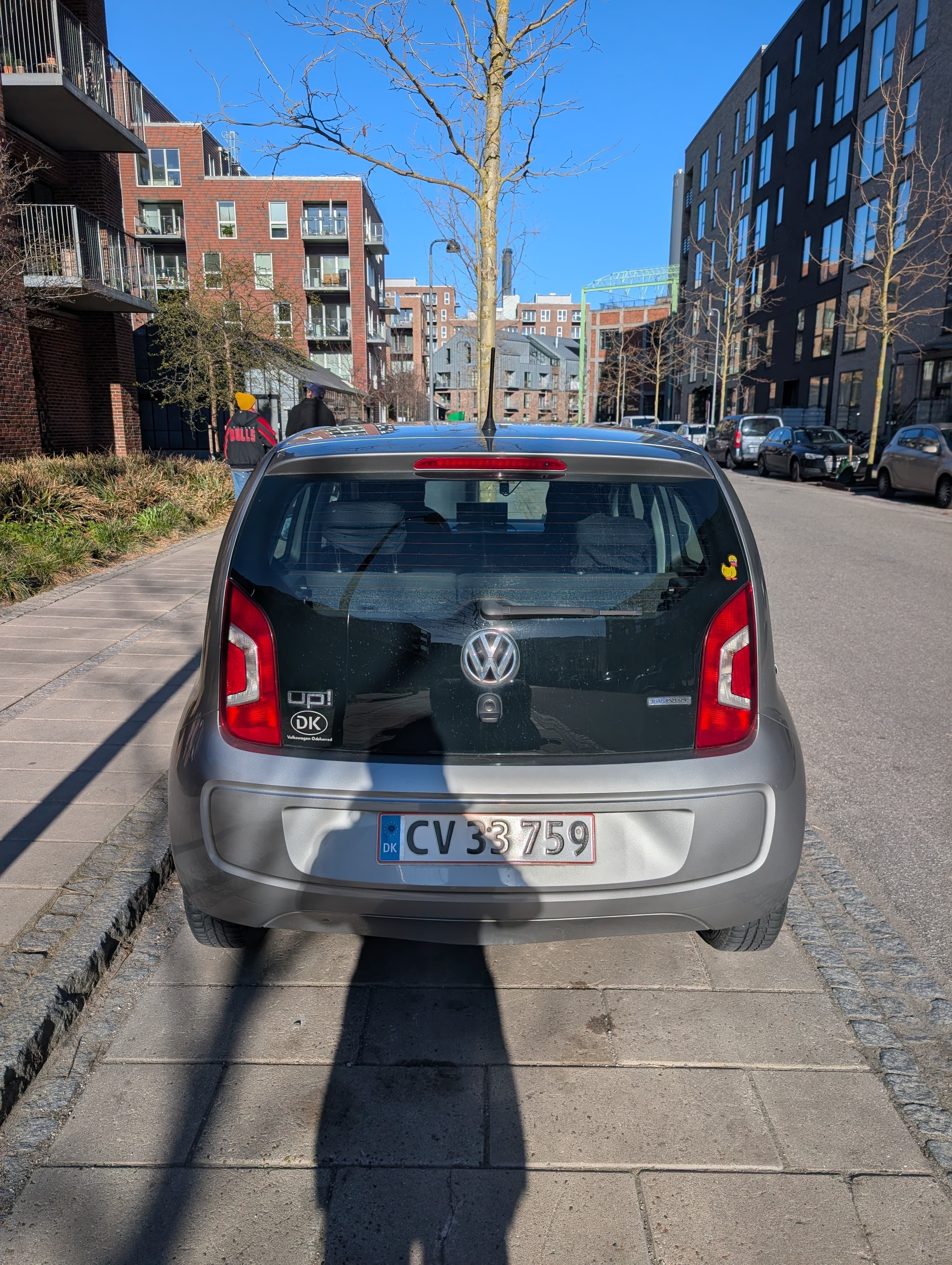 Grå VW UP! fra 2014