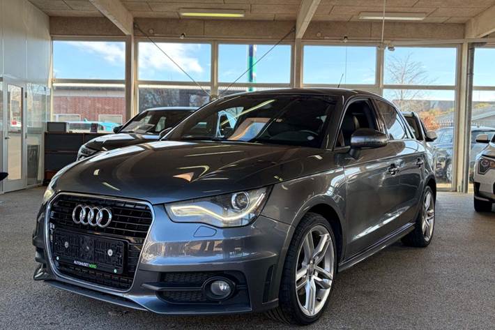 Grå Audi A1 fra 2012