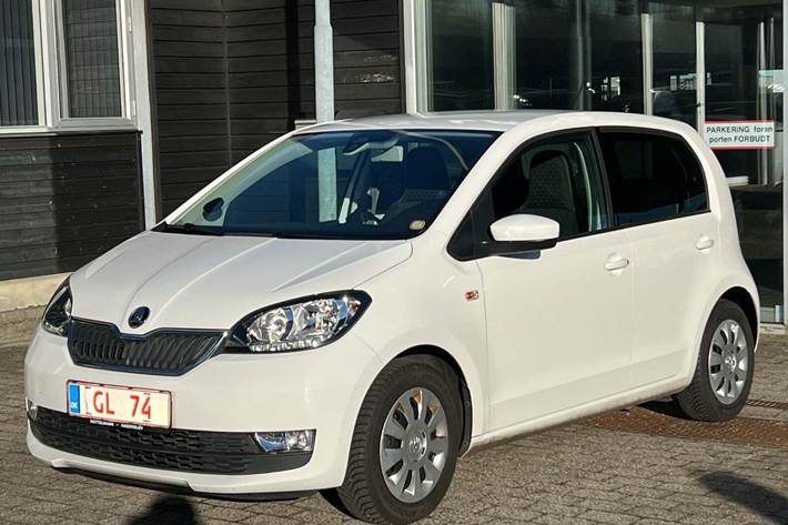 Hvid Skoda Citigo fra 2018