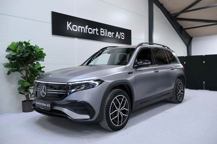 Grå Mercedes EQB250 fra 2023