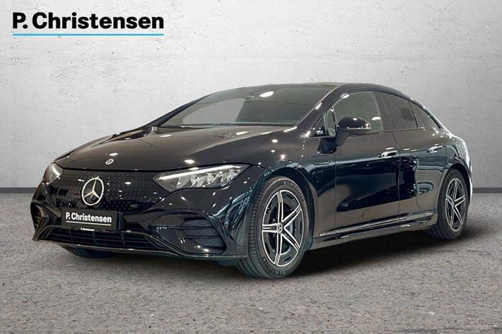 Sort Mercedes EQE350+ fra 2022