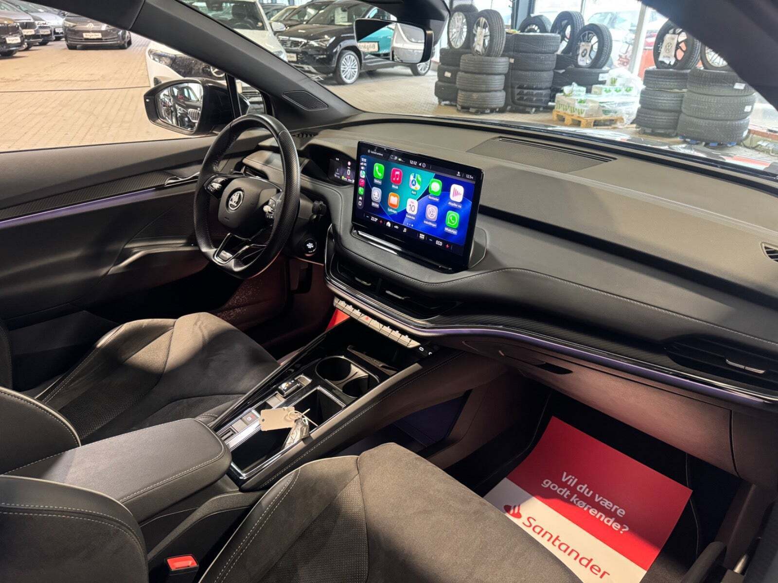 Sort Skoda Enyaq fra 2022