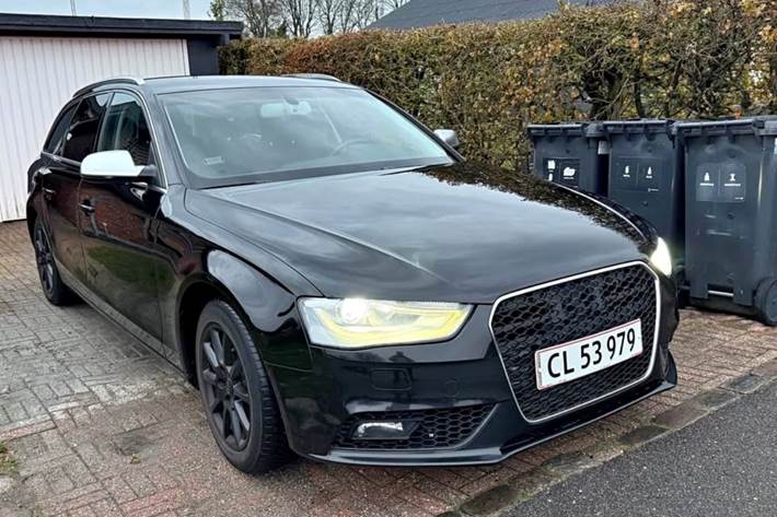 Sort Audi A4 fra 2012