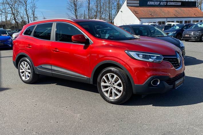 Rød Renault Kadjar fra 2016