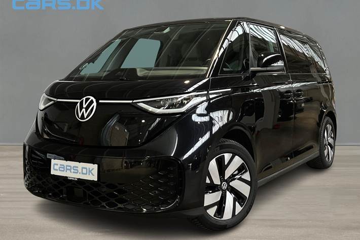 Sort VW ID.Buzz fra 2024 set udefra