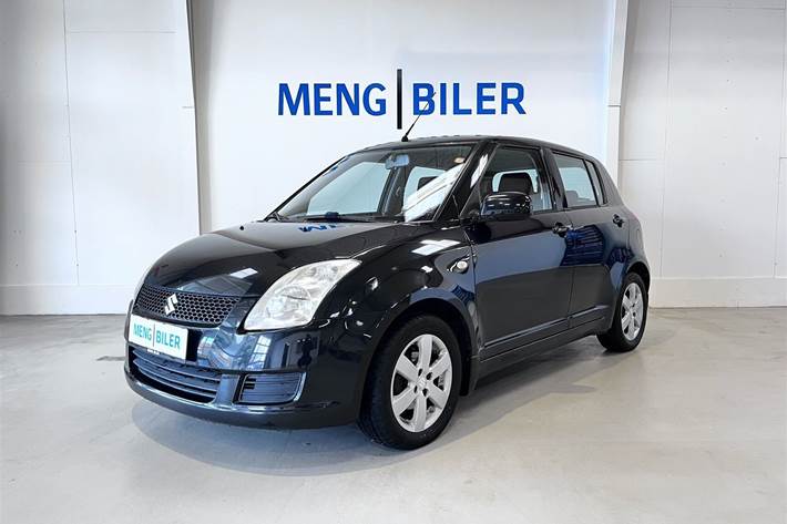 Sort Suzuki Swift fra 2008