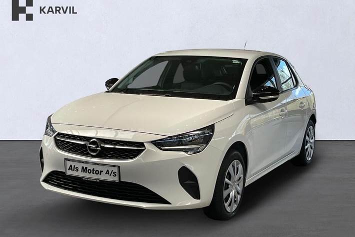 Hvid Opel Corsa-e fra 2023