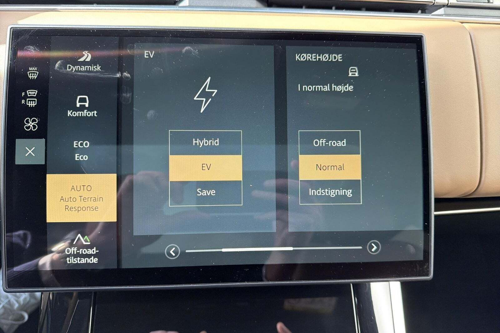 Sort Land Rover Range Rover sport fra 2025