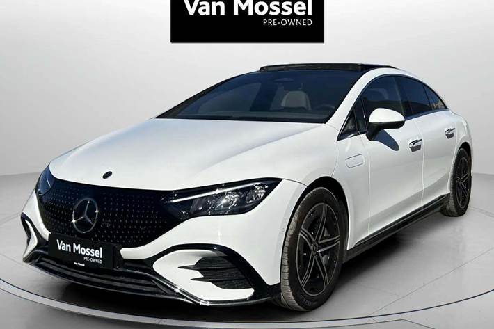 Hvid Mercedes EQE350+ fra 2025